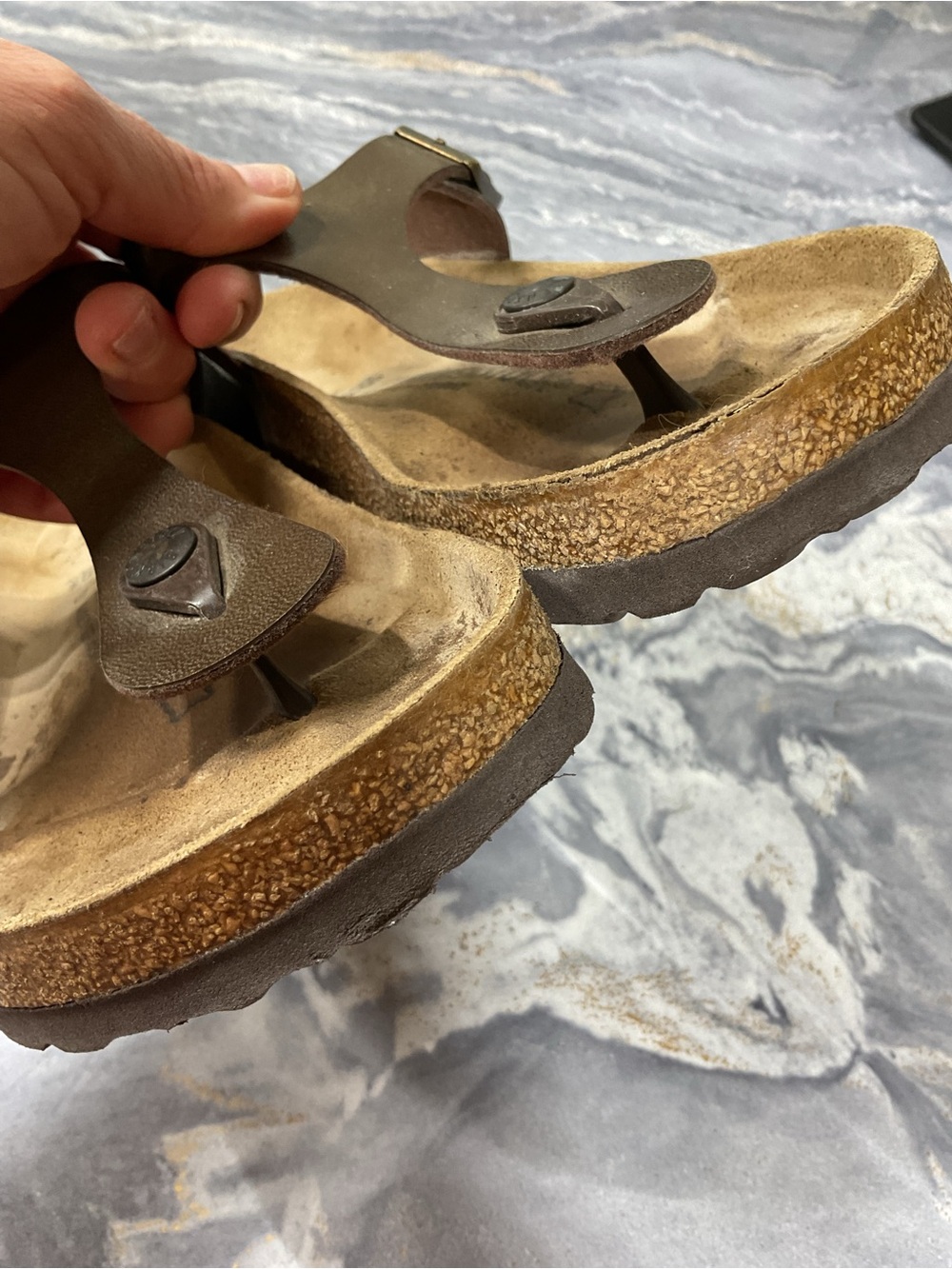 Birkenstock Women Shoes Gizeh T-strap Thong Sandals Flats Slip On Size 38 - Picture 5 of 16
